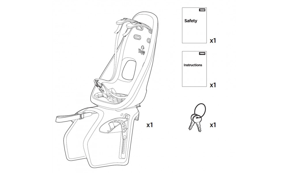 Lastetool Thule Yepp Nexxt Maxi carrier black - 7