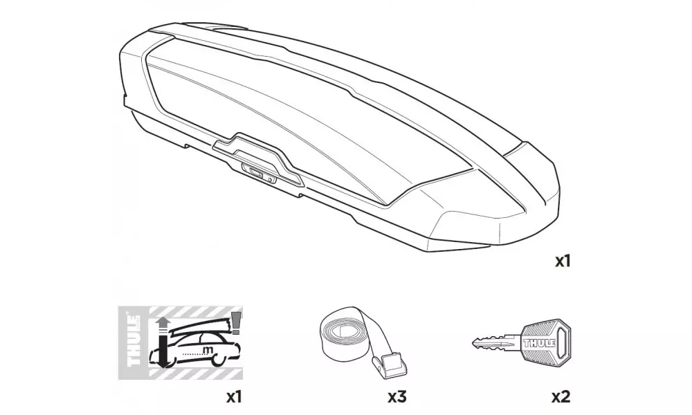Katuseboks Thule Motion XT L titan glossy - 8