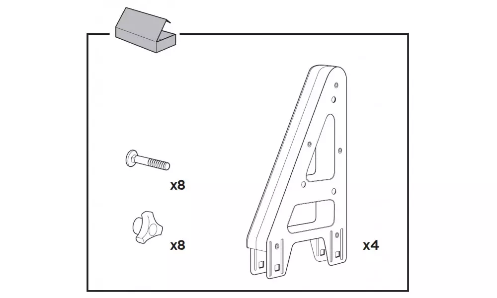 Koormusepiiraja Thule 250mm (4 pcs.) - 3
