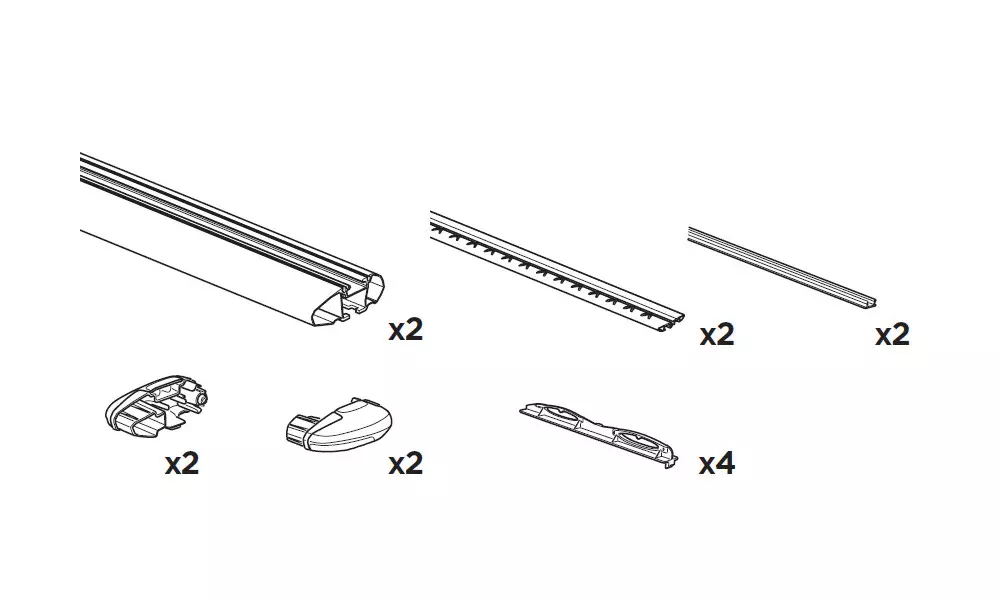 Katuseraami Thule WingBar Evo Set - 7