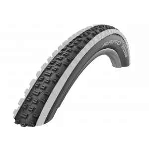 Väliskumm 26" Schwalbe Rapid Rob HS 425, Active Wired 57-559 / 26x2.25 White Stripes