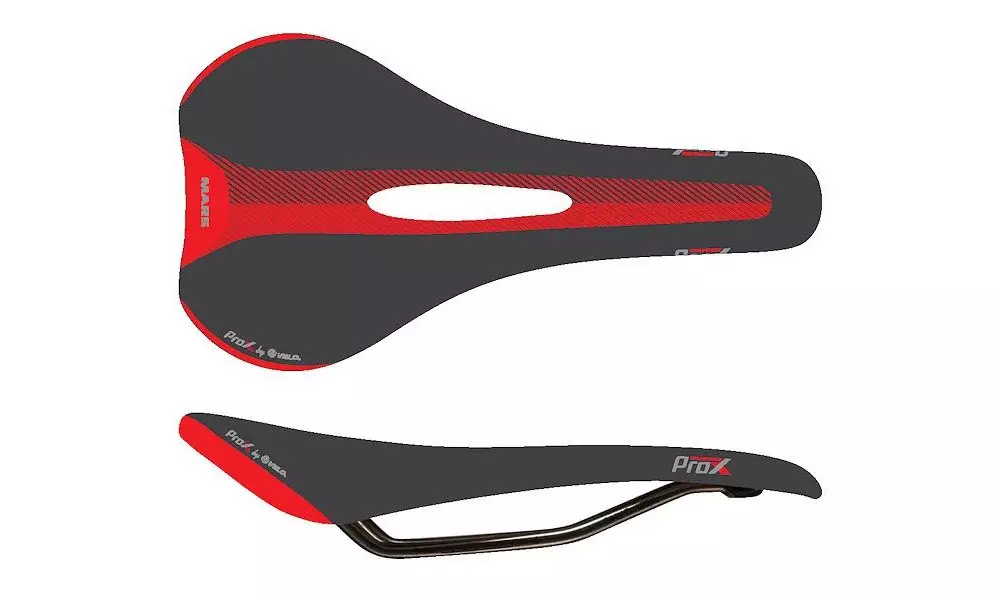 Sadul Velo ProX VL-1741 Mars Zone Full Cut black-red - 2