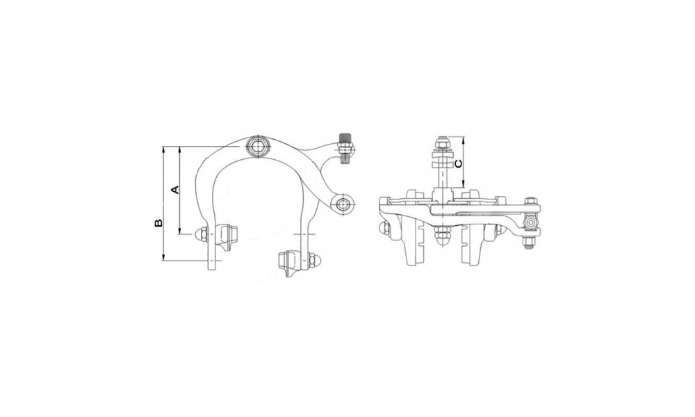 Pidur V-Pidur Azimut Alu black - 2