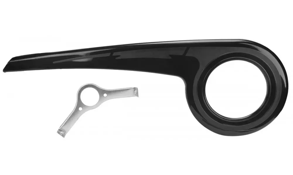 Keti kaitse 185/115mm 38T with bracket black - 1