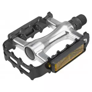 Pedaalid Azimut MTB Alu/steel Antislip with ZU bearings and reflectros (1012)