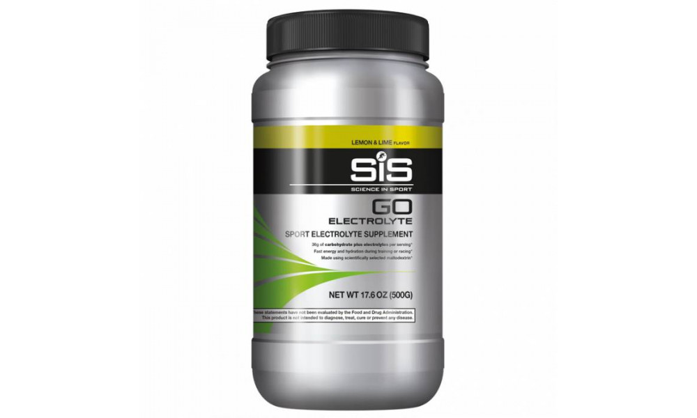 Elektrolüütide joogipulber SiS Go Electrolyte Lemon & Lime 500g 