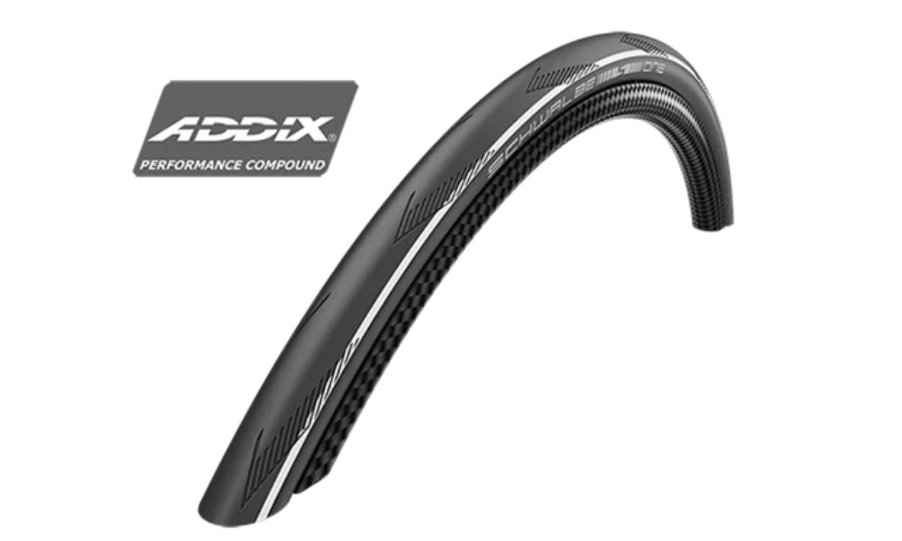 Väliskumm 28" Schwalbe One Tube Type HS 464A, Perf Fold. 25-622 / 700x25C Addix White Strips 