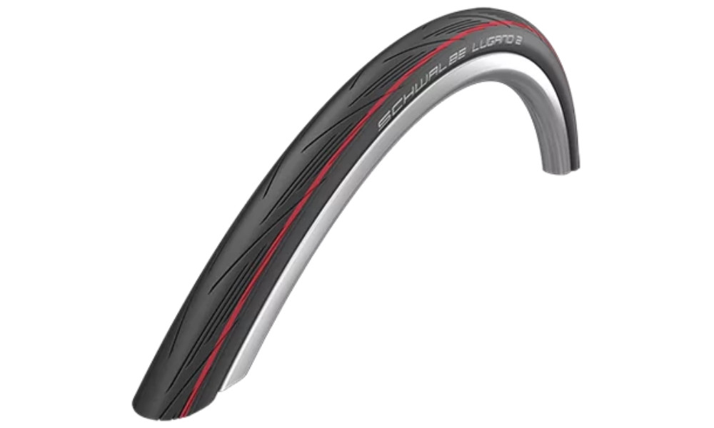 Väliskumm 28" Schwalbe Lugano II HS 471, Active Fold. 25-622 / 700x25C Red Stripes 