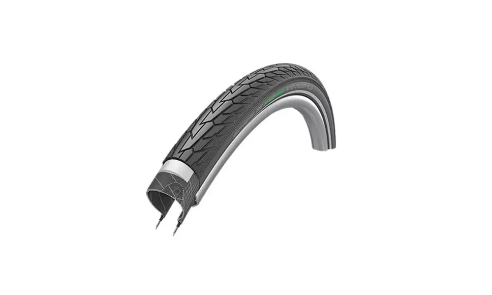 Väliskumm 28" Schwalbe Road Cruiser Plus HS 484, Active Wired 37-622 / 28x1.40 GreenCompound Reflex 