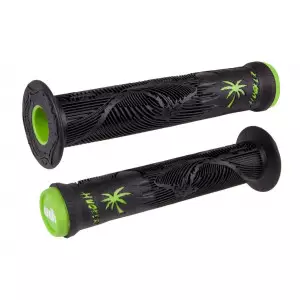 Käepidemed ODI Hucker Signature 160mm w/Flange Black/Green
