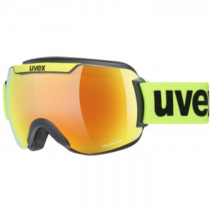 Suusaprillid Uvex downhill 2000 CV black lime SL/orange-green