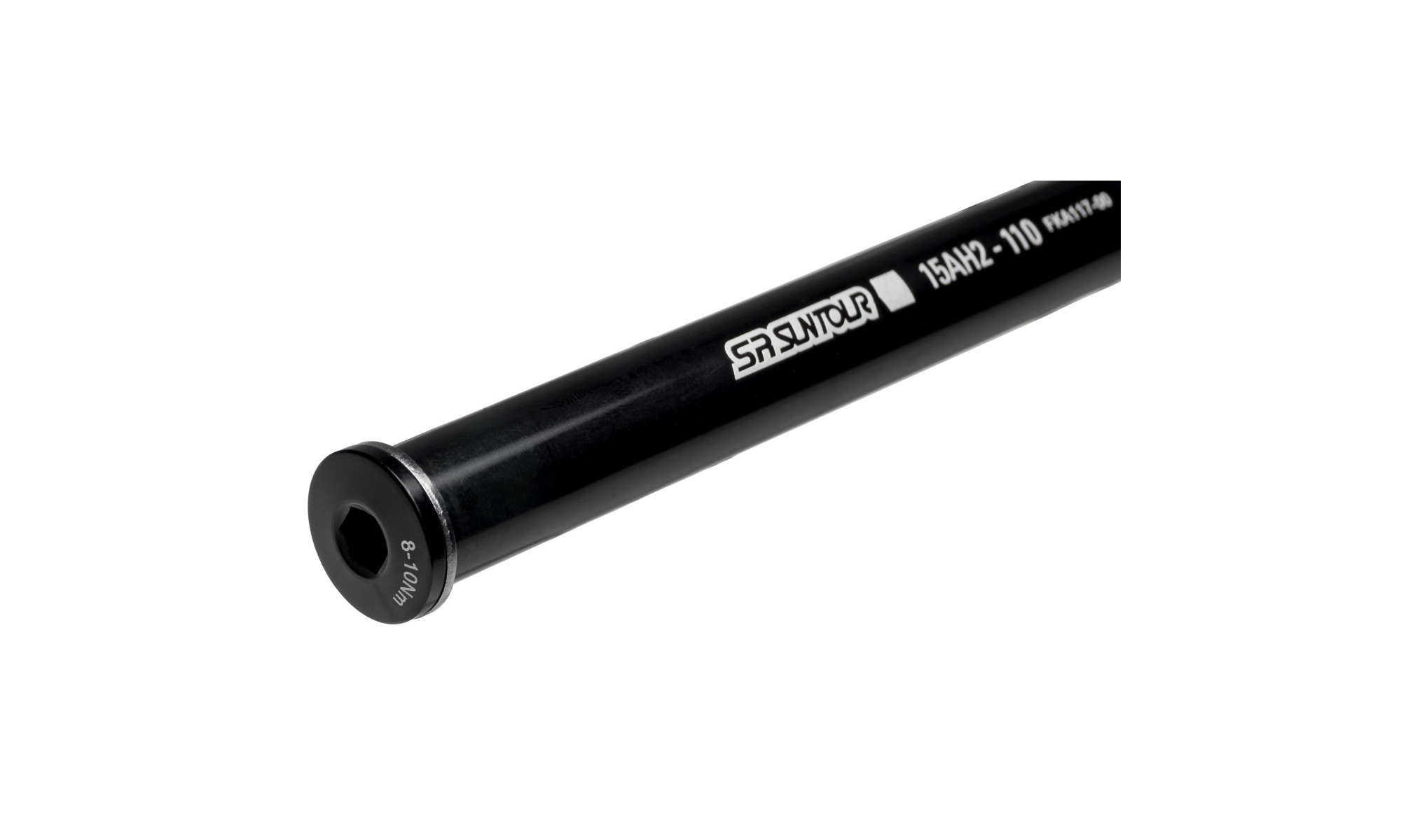 Eesmine rummu telg SR Suntour 15AH2 110x15mm O.L.D. Thru Axle XCM34 Boost (FKA117-00) - 2