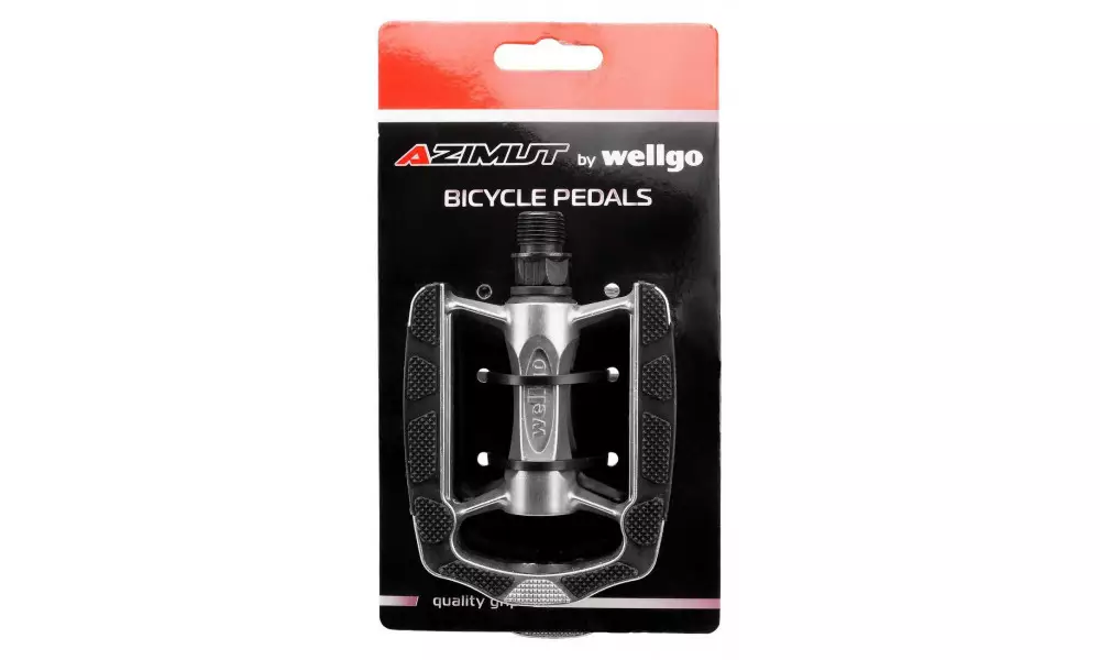Pedaalid Azimut by Wellgo Alu C169 antislip with reflectors - 2