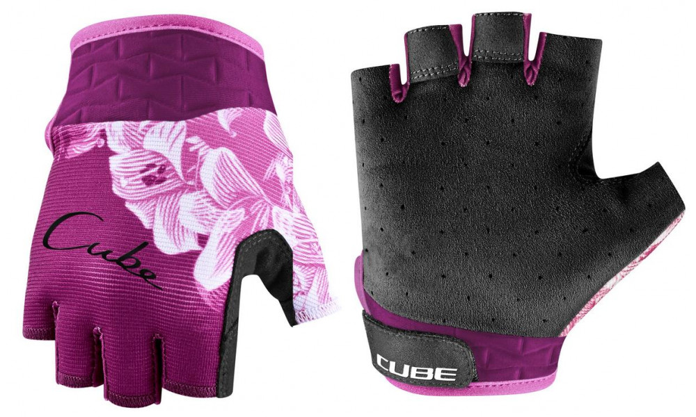 Gloves Cube Performance Junior Short pink - 5