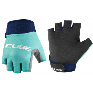 Gloves Cube Performance Junior Short blue'n'mint