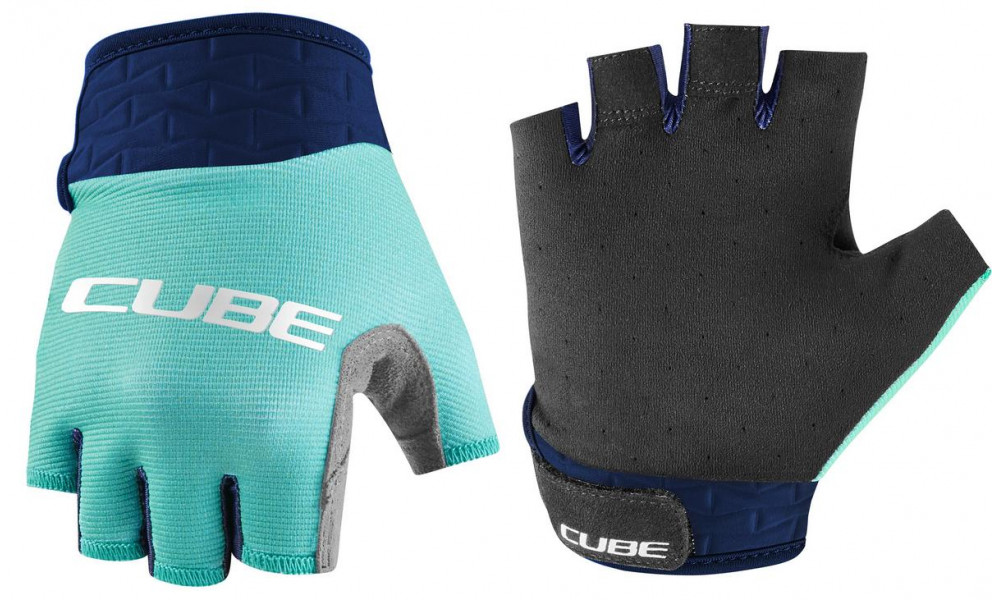 Gloves Cube Performance Junior Short blue'n'mint - 5