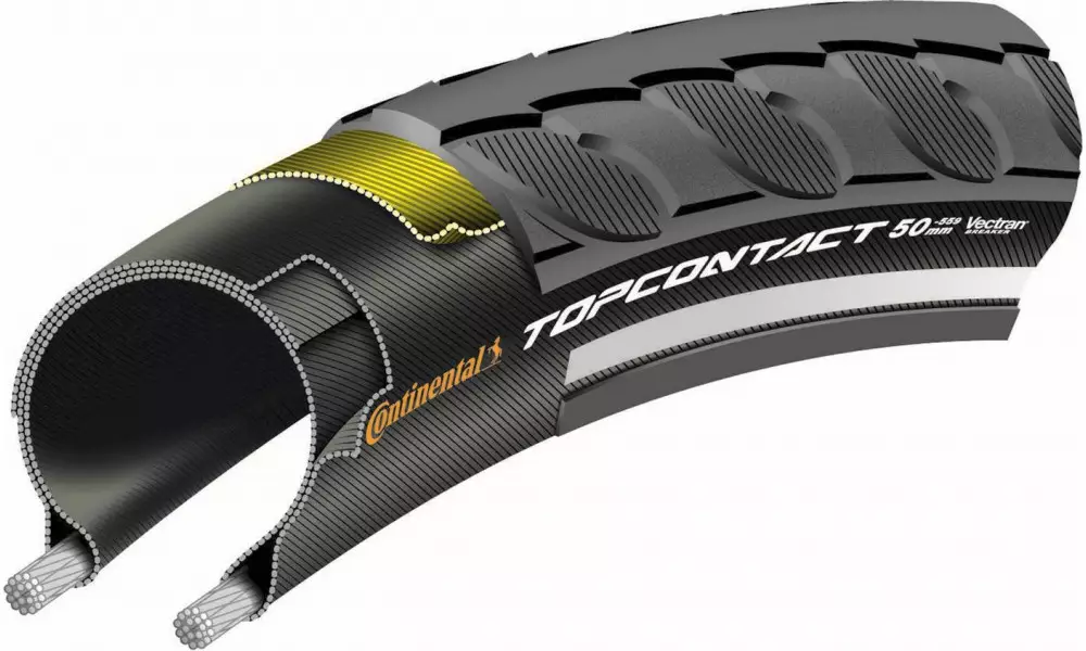 Väliskumm 26" Continental Top CONTACT II 50-559 folding - 2