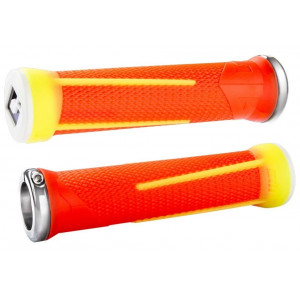 Käepidemed ODI AG-1 Signature V2.1 Lock-On Flouro Orange/Yellow