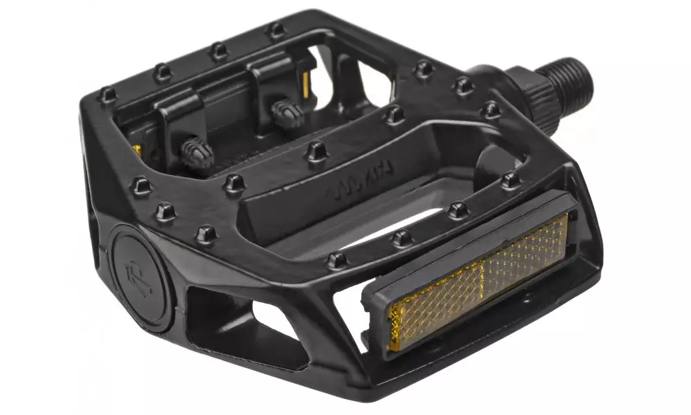 Pedaalid Azimut BMX Platform Alu 1/2" w/bearings and reflectors black - 1