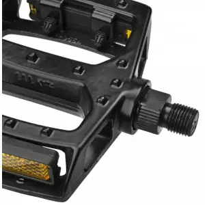 Pedaalid Azimut BMX Platform Alu 1/2" w/bearings and reflectors black Pedaalid Azimut BMX Platform Alu 1/2" w/bearings and reflectors black