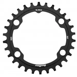 Hammasratas SunRace CRMX30 Narrow-Wide Asymmetric Alu 96BCD 30T