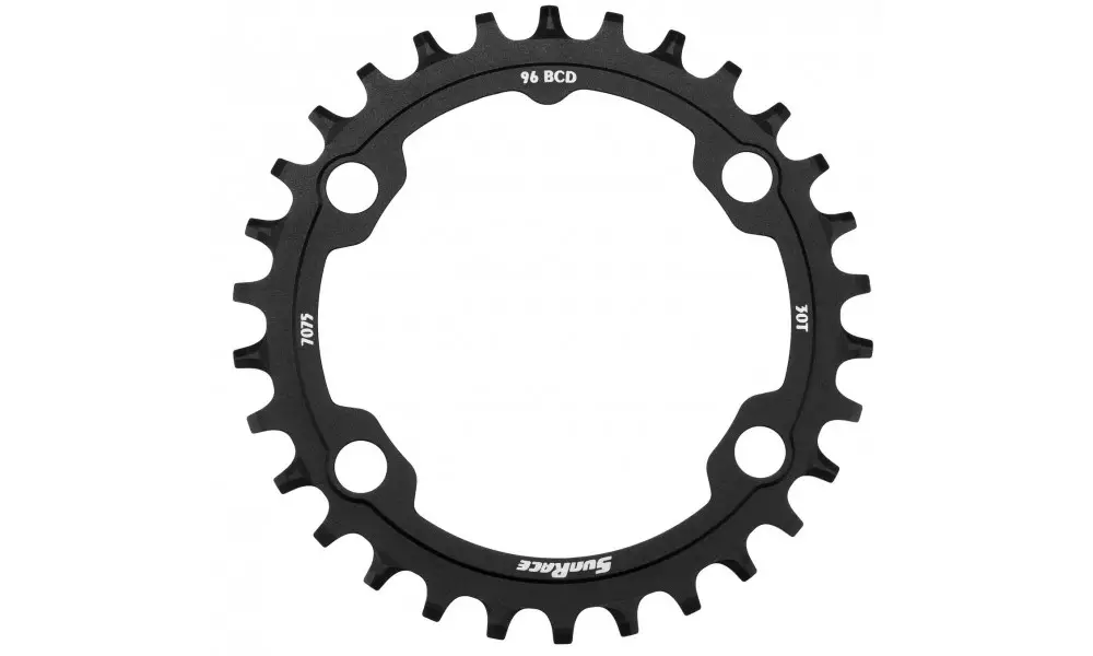 Hammasratas SunRace CRMX30 Narrow-Wide Asymmetric Alu 96BCD 30T 