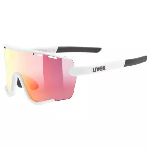 Prillid Uvex Sportstyle 236 Set small white mat / mirror red