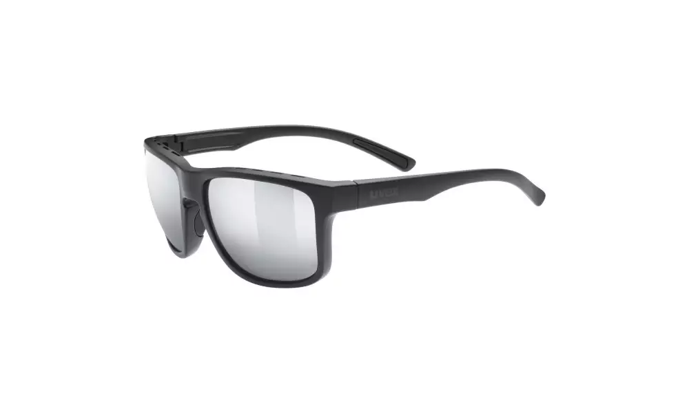 Prillid Uvex Sportstyle 312 black mat / mirror silver - 1