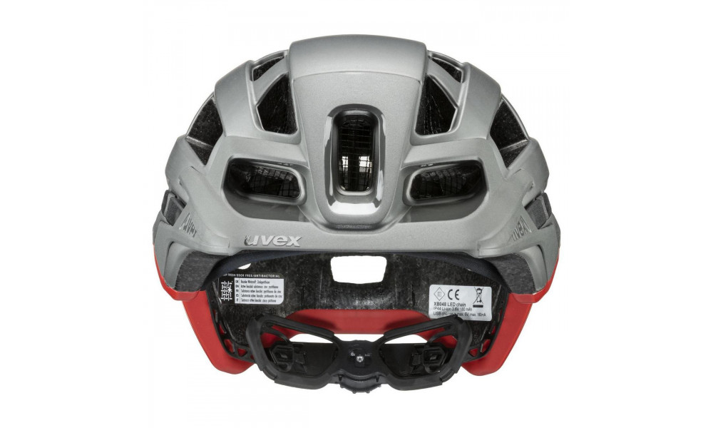 Kiivri Uvex Finale light 2.0 silver red mat - 4