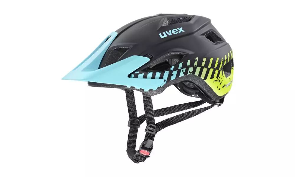 Kiivri Uvex Access black aqua lime mat - 5