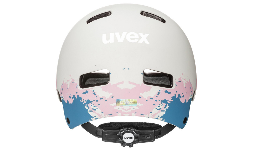 Kiivri Uvex Kid 3 cc grey-grapefruit mat - 4