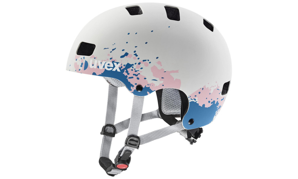 Kiivri Uvex Kid 3 cc grey-grapefruit mat - 5