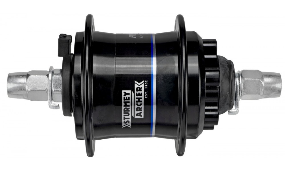 Esirumm dynamo Sturmey-Archer HDS22 Disc 6-bolt Alu 6V/2.4W black - 2