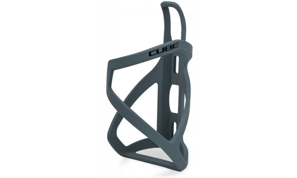 Pudelikorv Cube HPP Left-Hand Sidecage matt grey'n'glossy black 