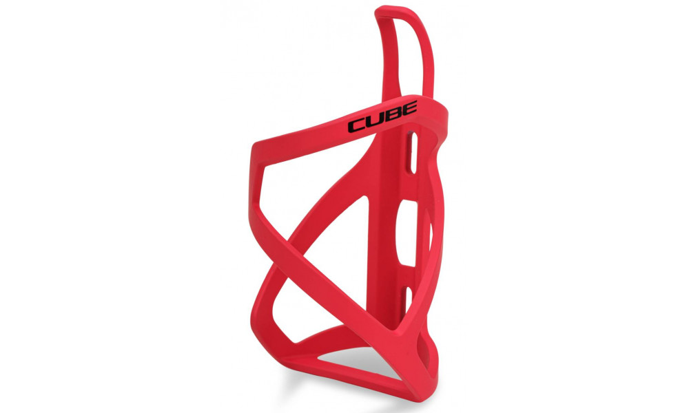 Pudelikorv Cube HPP Left-Hand Sidecage matt red'n'glossy black 