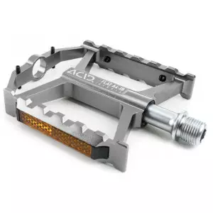Pedaalid ACID Flat A4-IB Hybrid Alu grey