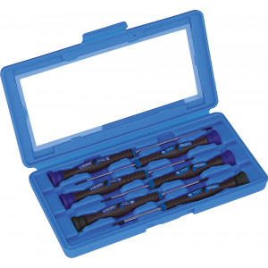 Tööriist set Cyclus Tools screwdrivers for precision mechanics in plastic box (720532)