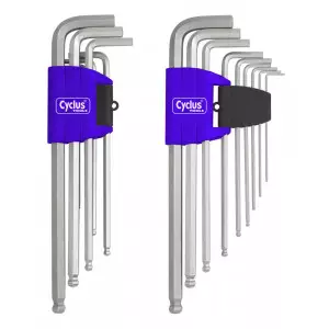 Tööriist set Cyclus Tools Imbus Hexagon ball-end 9 pcs. with holder (720559)