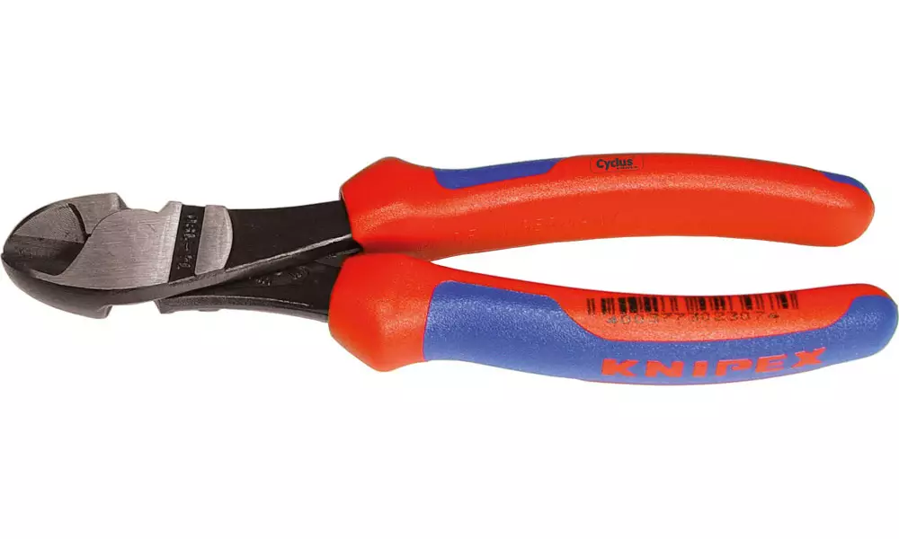 Tööriist pliers Cyclus Tools by Knipex high leverage diagonal cutter 180mm with rubber handles (720587) 
