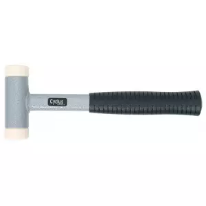 Tööriist Cyclus Tools soft-head hammer 650g 250mm anti-rebound with replaceable plastic heads (720925)