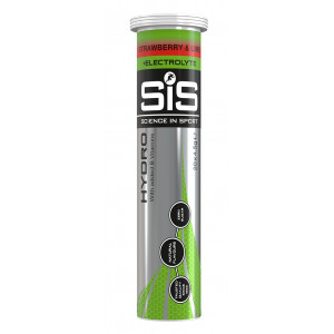 Elektrolitų gėrimas tabletėmis SiS Go Hydro Strawberry & Lime 20x4g