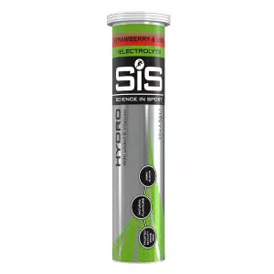 Elektrolitų gėrimas tabletėmis SiS Go Hydro Strawberry & Lime 20x4g