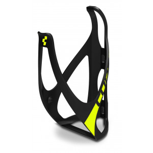 Bottle cage Cube HPP matt black“n“flashyellow