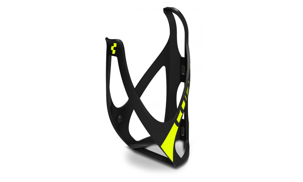 Bottle cage Cube HPP matt black“n“flashyellow 