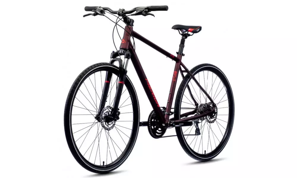 Jalgratas Merida CROSSWAY 20 matt burgundy red - 3