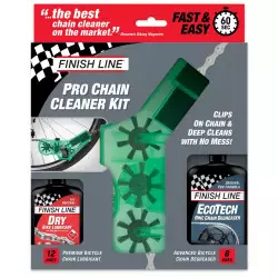 Keti hoolduskomplekt Finish Line Chain Cleaner with degreaser and lube
