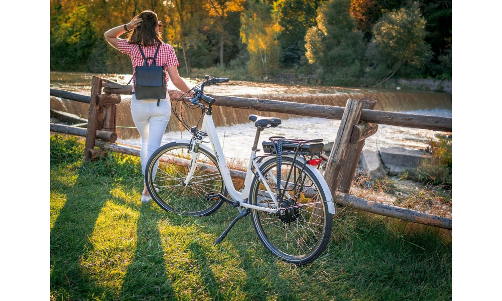 Elektrijalgratas Ecobike Traffik 28" white - 5