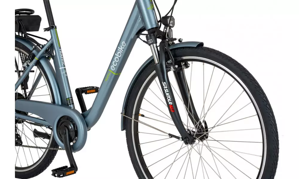 Elektrijalgratas Ecobike Traffik 28" grey - 4