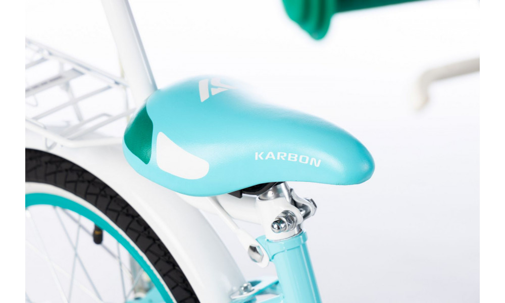 Jalgratas Karbon Kitty 16 turquoise-white - 2
