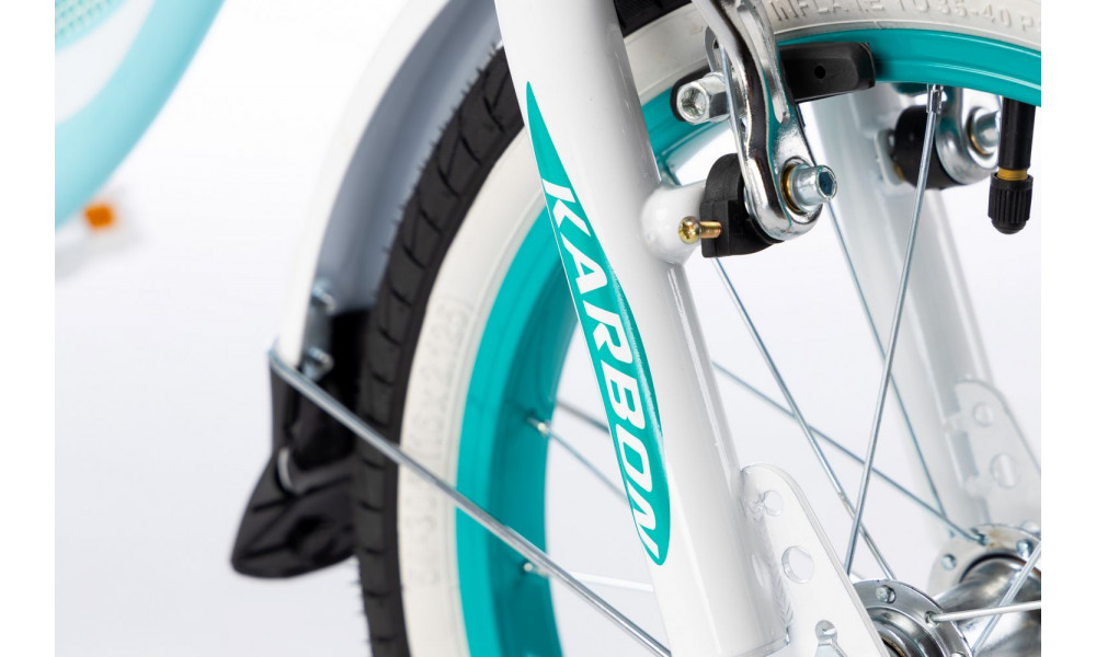 Jalgratas Karbon Kitty 16 turquoise-white - 3